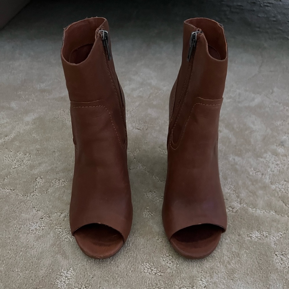 Steve Madden Open Toe Booties. - image 4